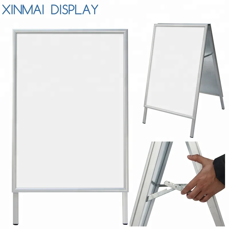 A Frame  with double side White Writing Boards