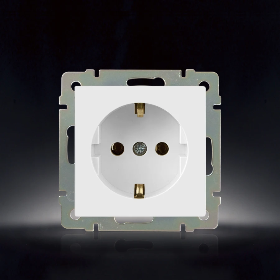 Тип YK009 Grounnding Европейский розетка Schuko розетка