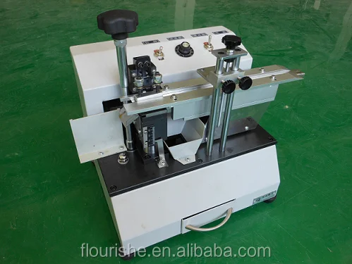 
Bulk or tube packaged capacitor lead cutting machine Loose component lead cutting machine 