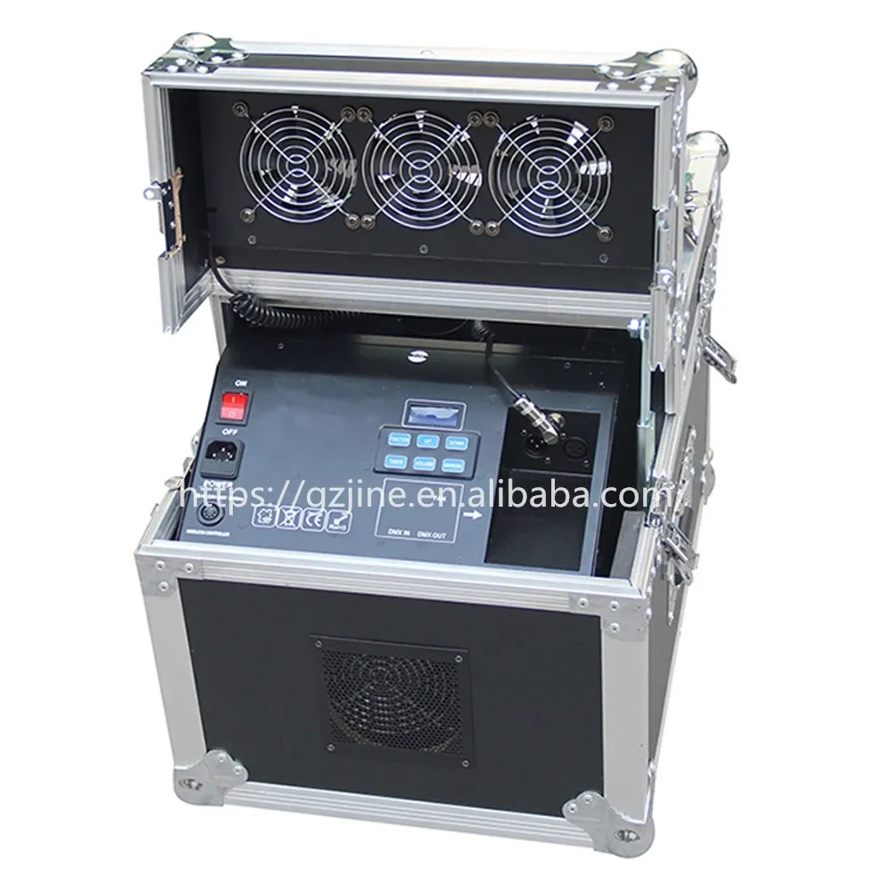 DJ No Warm up time stage 600w dual haze machine with Flycase / flight case , Dual hazer DMX / Remote Control