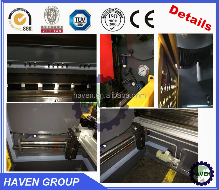 WC67Y-63/2500 hydraulic steel plate bending machine hydraulic press brake
