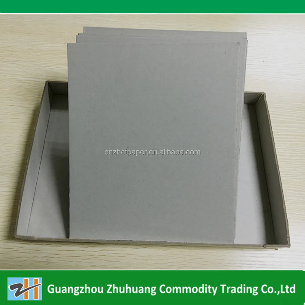High Quality Laminated Grey Chipboard 700gsm - 1800gsm