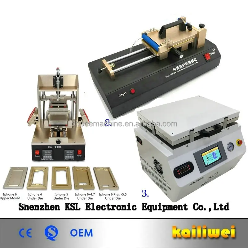 Cell Mobile Phone LCD Touch Screen Display Glass OCA Polarizer Film Roller