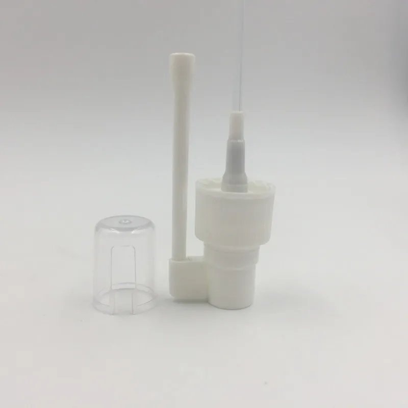 18/410 20/410 Medical Grade Plastic Nasal Rotation Spray Bottle Fine Mist Sprayer, Spray pump with long nozzle
