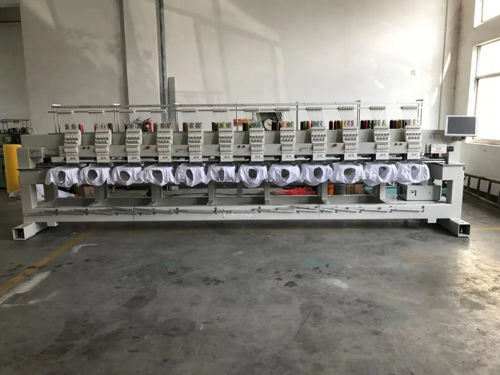 GALAXY HIGH SPEED 12 HEAD HAT / T-SHIRT EMBROIDERY MACHINE