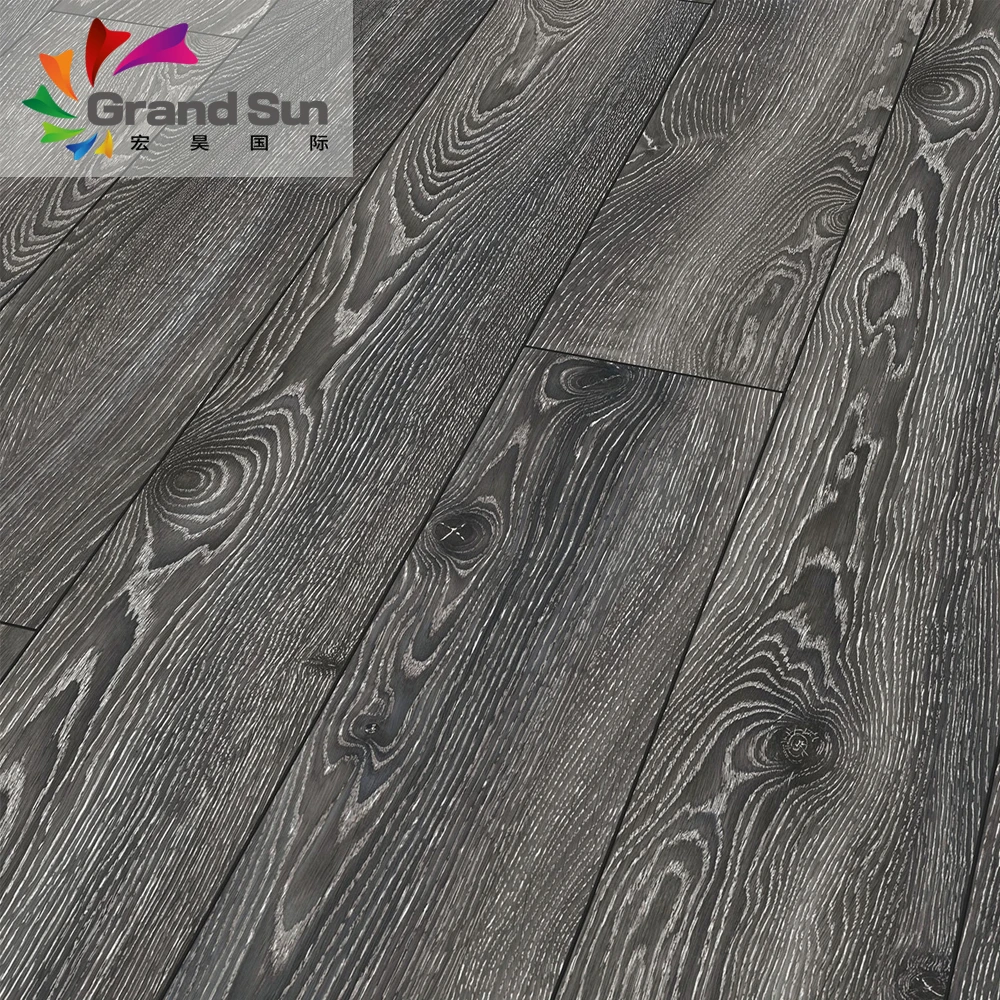 Wood 12mm black oak laminate flooring