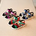 Girl Summer Shoe New leather Sandals Boys Mixed Colors Sequins Girls Princess Shoes Shildren sandals Boys