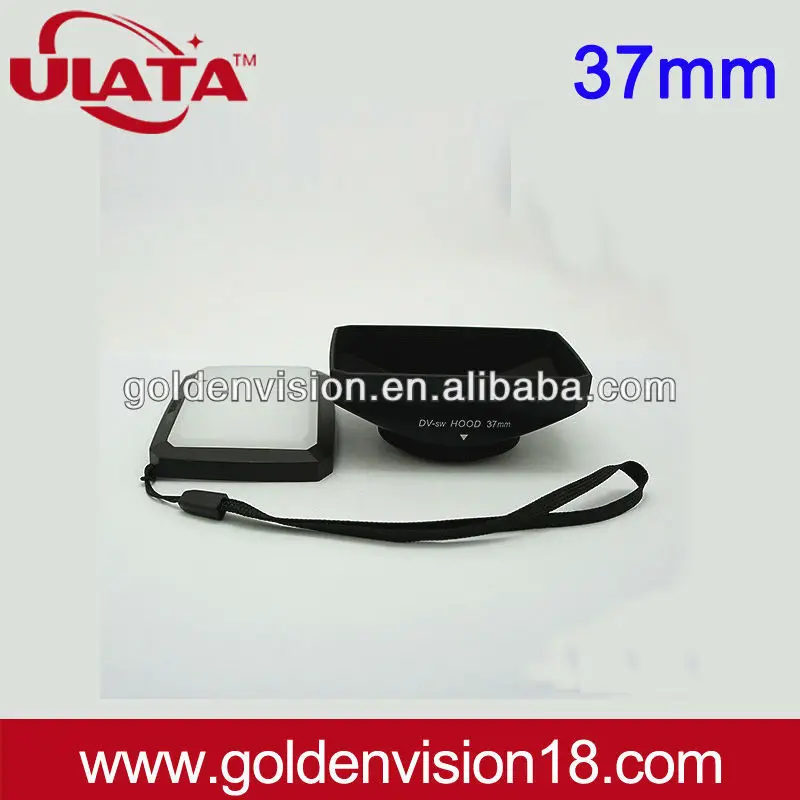 Rectangular lens hood for any 37mm Lens