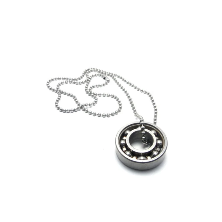 Spinning Ball Bearing Necklace, Stainless Steel bearing Necklace Wholesale