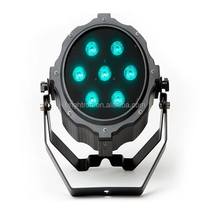 Микро-пульт дистанционного управления 7 * 10w красочный мигающий участник