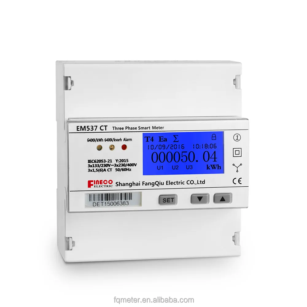 EM537 3*133/230V 3*230/400V 5(65)A energy meter price modbus energy meter