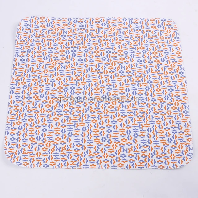 waterproof quilted reusable absorbent incontinence bed pad