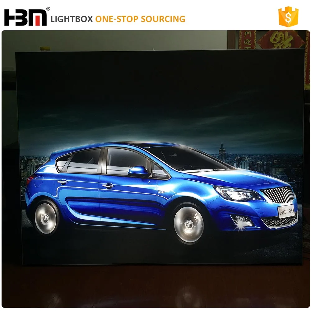 Backwall Decorations Display Ad Sign Dynamic Lightbox