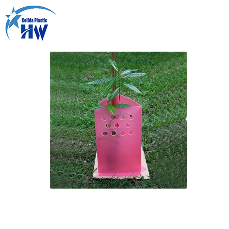 Sunshine resistance anti-UV pp hollow corrugated tree guard and corflute plastic tree protectors shelter