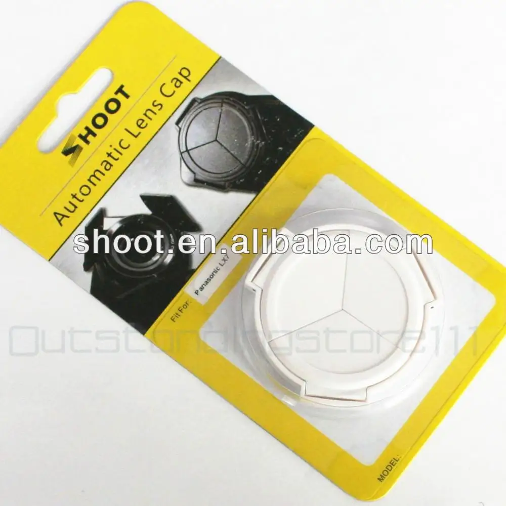 портативные самостоятельно- сохраняя автоматическая крышка объектива для panasonic lumix dmc-lx7 lx7 lx-7 белого цвета