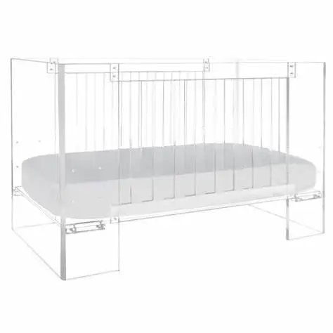 Custom Modern Elegant Design Durable Clear Acrylic Baby Crib