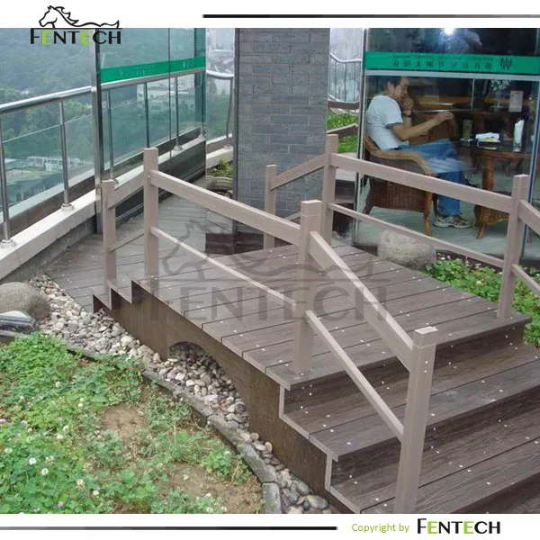 ASA Surface wood color pvc foam decking