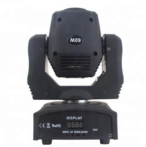 60w led moving head beam light Hot sale disco bar DMX led stage lighting spot watt mini