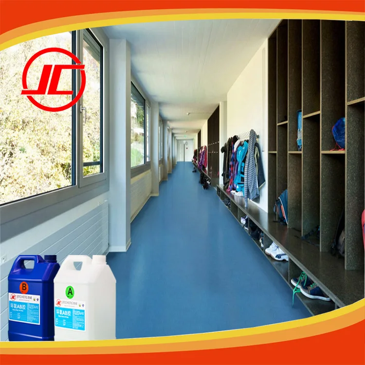 Paint Floor  Self leveling Anti-scratch Metallic Epoxy Resin Floor Coating for House Floor Asparagus polyurea resin