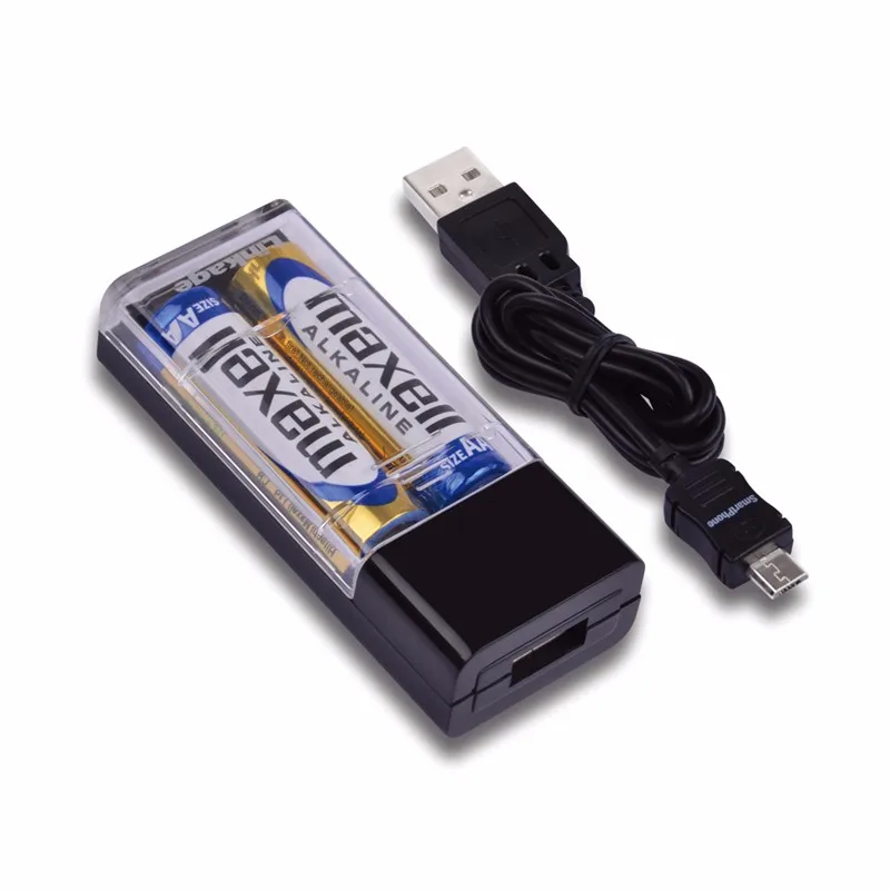 
DC102 slim portable battery charger with power bank mobile dry cell emergency charger 