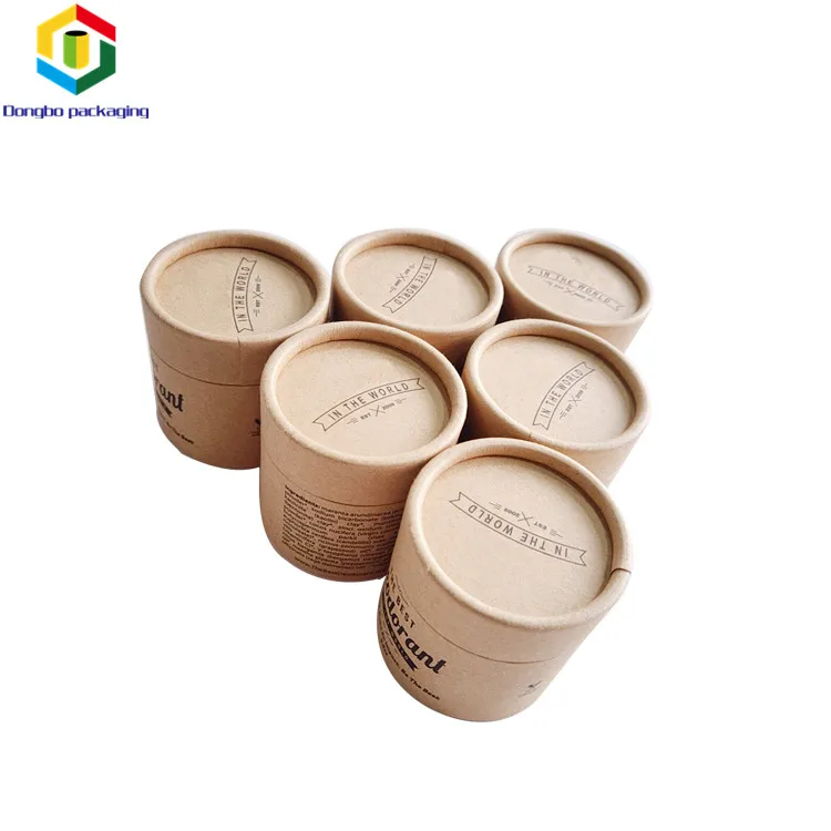 Eco-Friendly Cosmetic Paper Tube Packaging Container For Face Jars