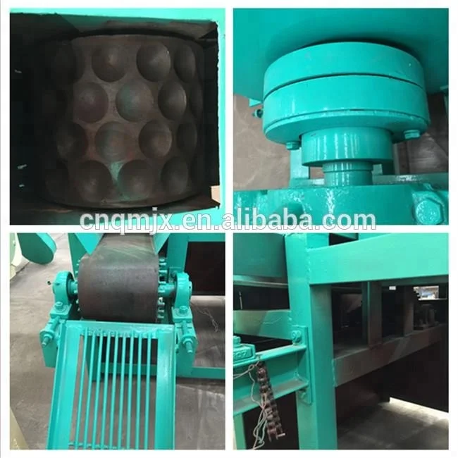 
Charcoal Production Line Coal Powder Dust Briquette small coke powder ball press machine for sale 