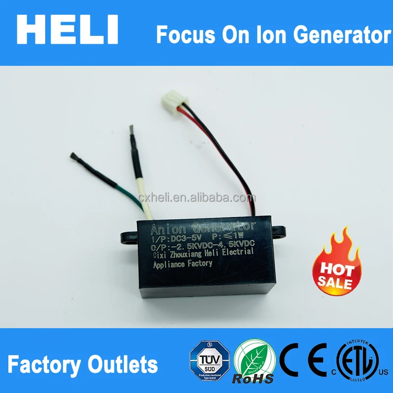 
Dc1.5V Negative Ion Generator, Negative Ion Comb Portable Negative Ion Purifier 