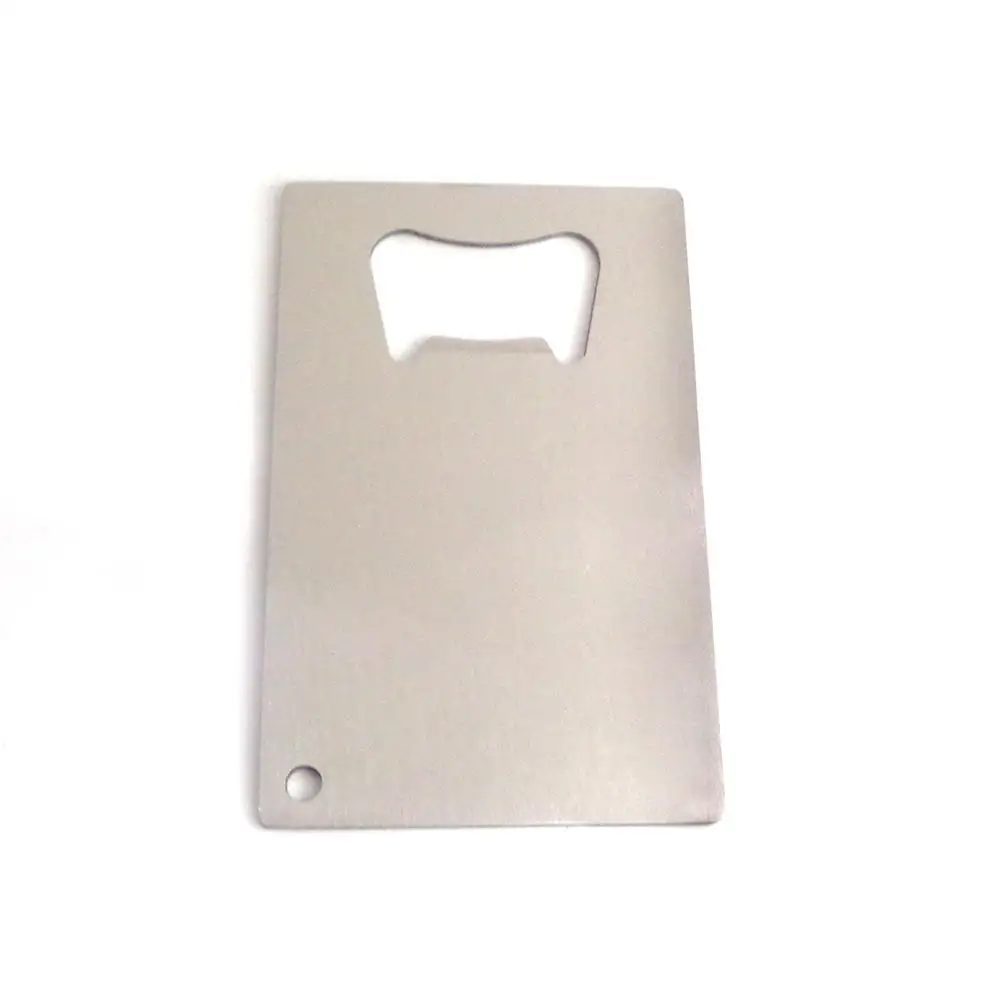 Wholesale Stainless Blank Metal Credit Card Bottle Opener