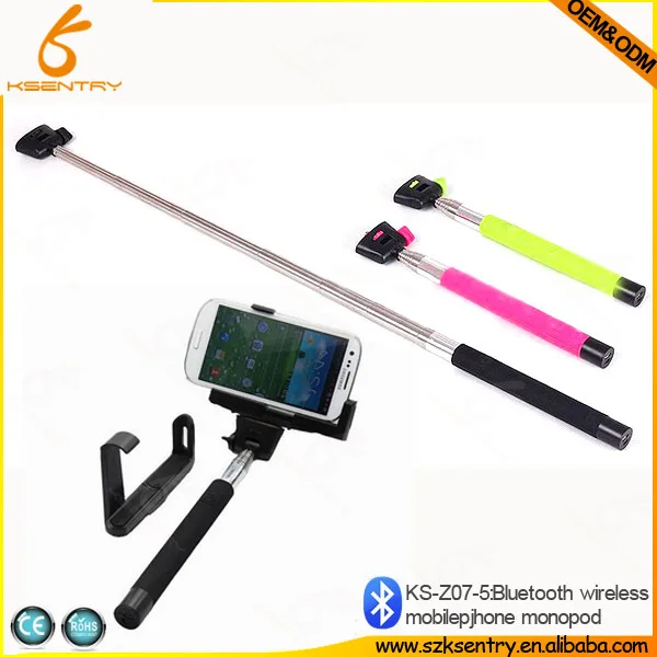 по прейскуранту завода импортированный материал расширяемой bluetooth беспроводной монопод selfie палку для samsung