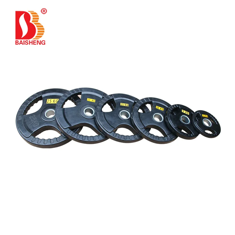 Environmental and Durable Rubber Coated Weight Plate Discs
