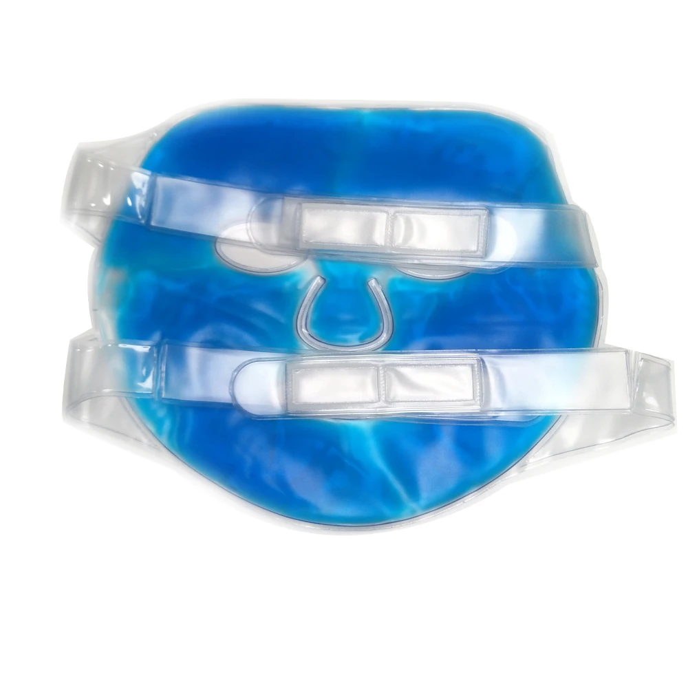 new medical product microwave hot and cold cooling facial gel mask for personal care