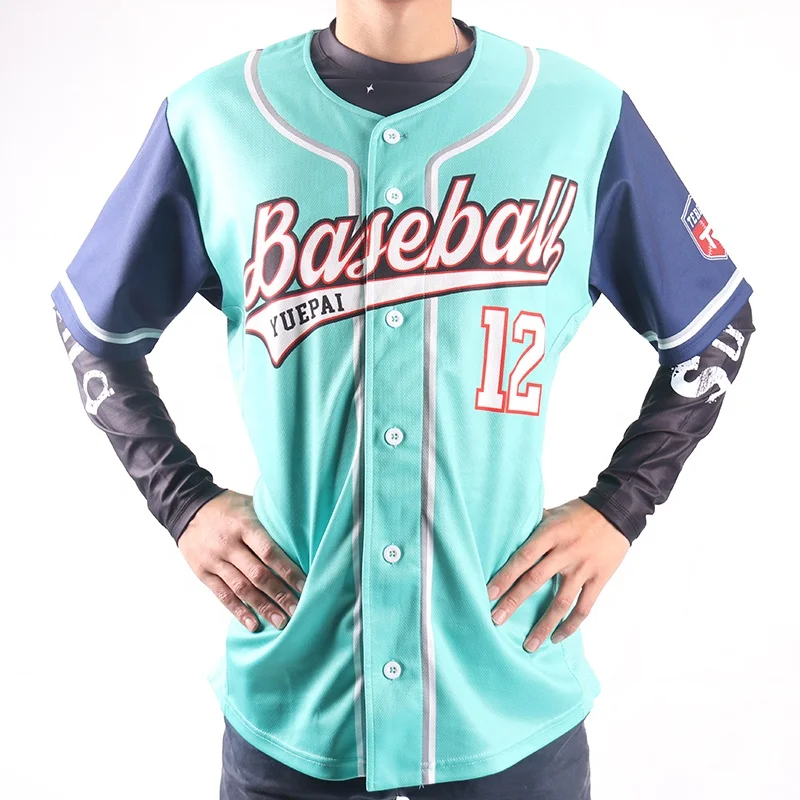 Новинка 2019, фабрика Гуанчжоу, футболки с сублимационной печатью логотипа на заказ без минимального заказа, мужские бейсбольные футболки