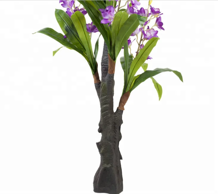 170cm Tall Artificial Cymbidium Orchids Plant,Plastic Potted Cymbidium Hybrid