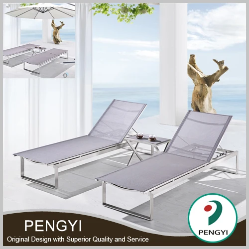 2017 newest design aluminum swivel outdoor bed /sunshade for beach bed/outdoor furniture sunbed