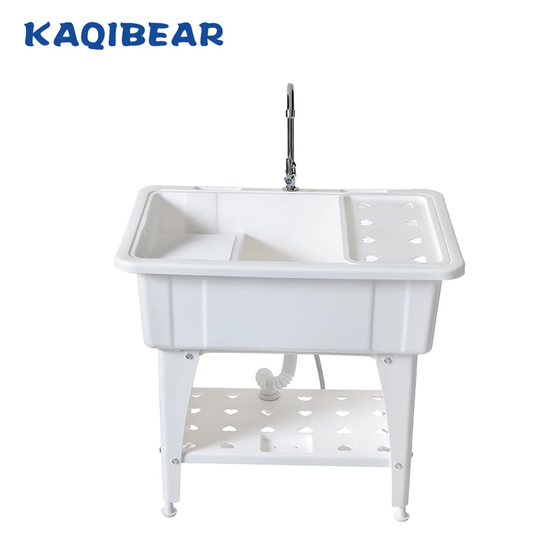 
2018 outdoor plastic washing sink with a washboard 