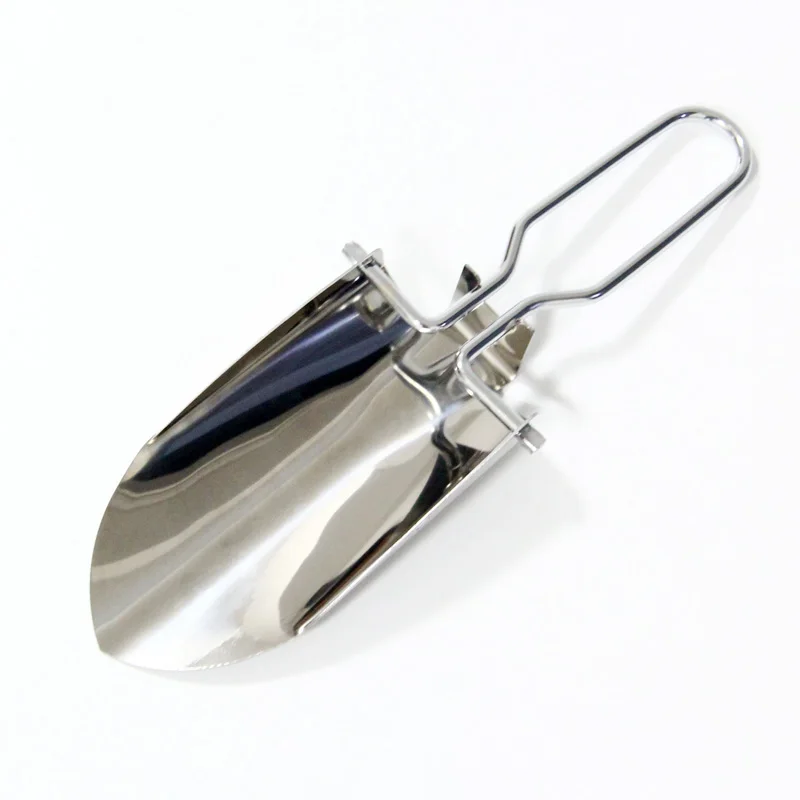 Ultimate Folding Portable Handy Camping Shovel Perfect Trowel for Backpacking Outdoors Garden With Pouch Travel Kit