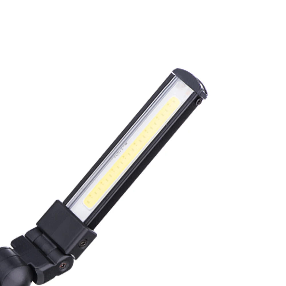 
Portable Waterproof COB High power Foldable flashlight led rechargeable work light with magnet 