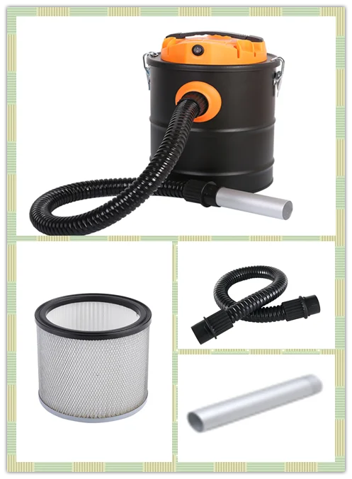 
Hot Selling Canister Ash Filter Vacuum Cleaner For Fireplace And BBQ 
