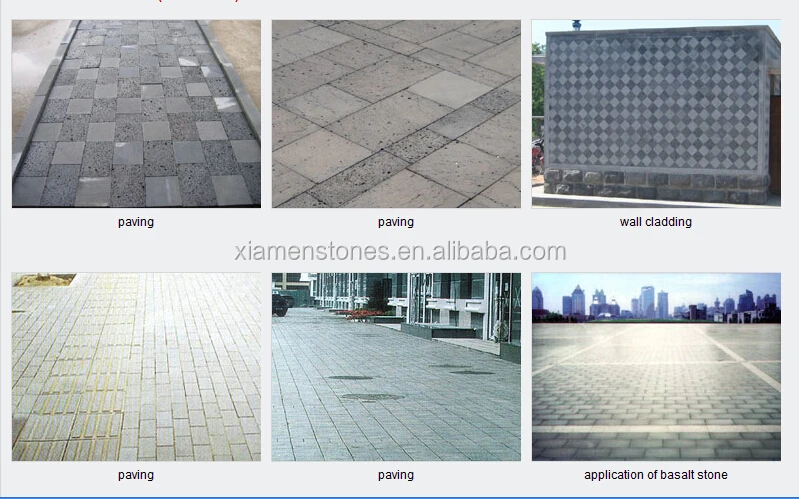 
Volcanic rock stone paver tiles 