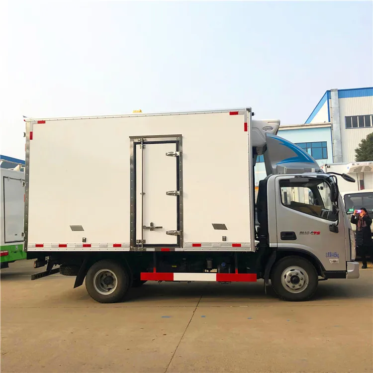 
Brand New FOTON 4*2 Left Hand Drive Diesel Refrigerated Truck at Good Price 
