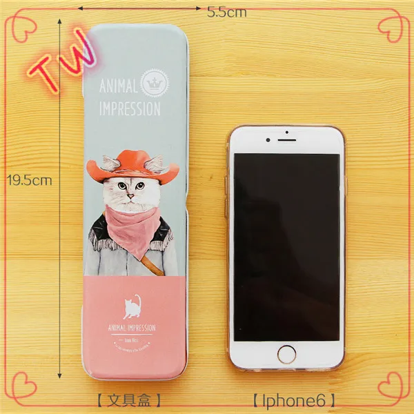 stationery items promotion wholesale gifts unusual metal pencil case pen cases 034