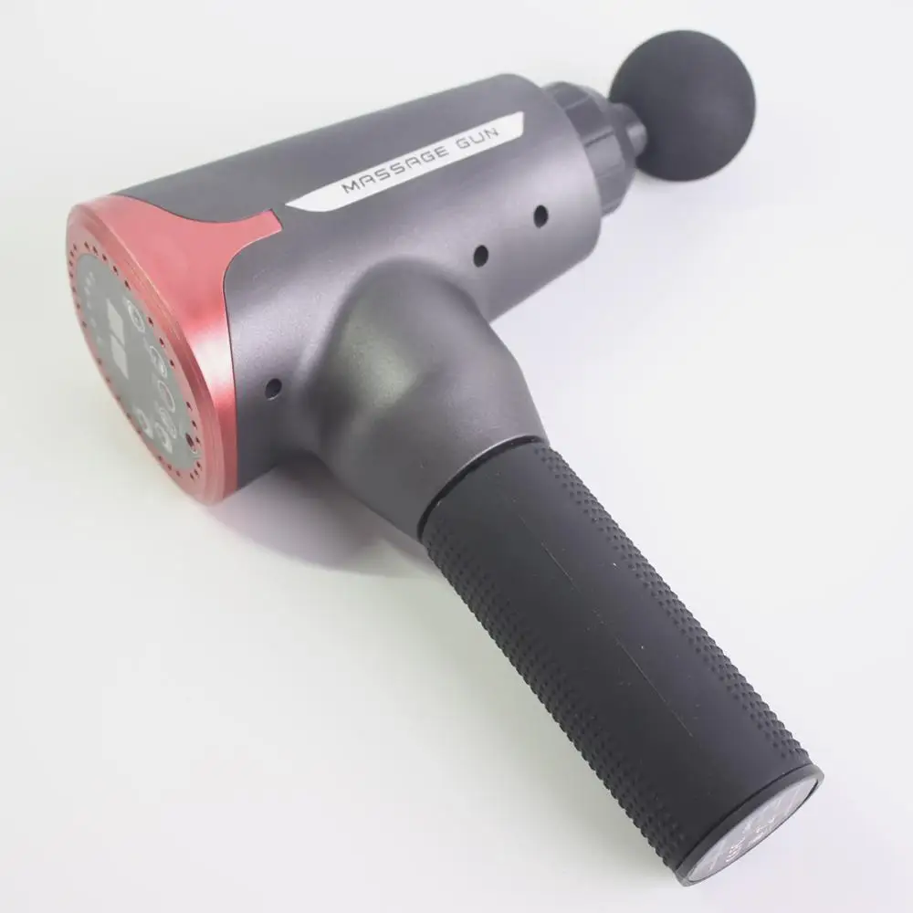 16.8V 2600mAh Li-battery 6Massage Heads Led Massage Gun,Max time:10minutes,30levels.
