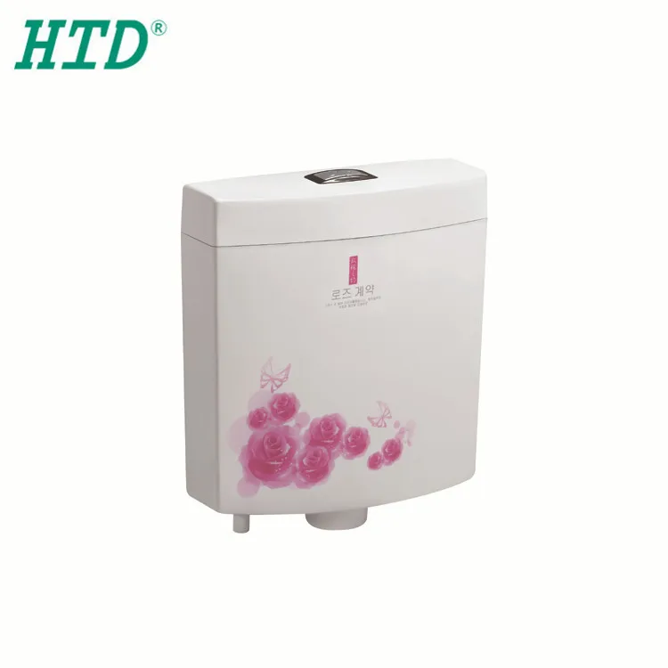 
HTD-1202A Wall Mounted Upper Cistern Type and Plastic Toilet Water Tank Material Toilet Flush Concealed Cistern 