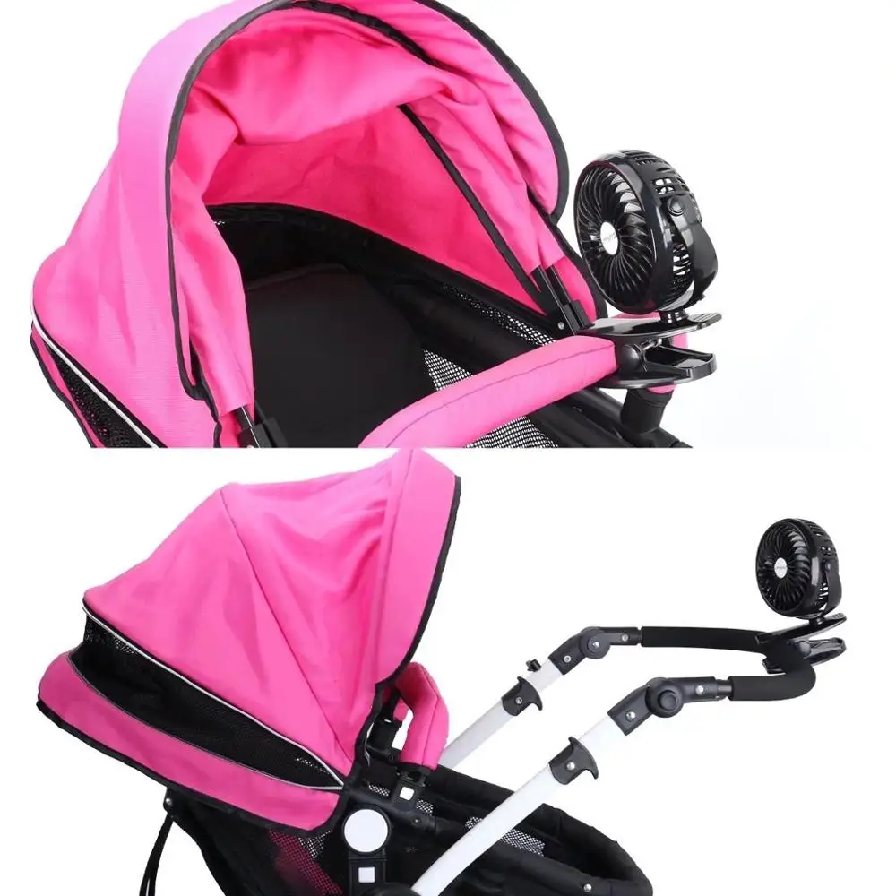 USB rechargeable desk USB fan with clip, dual power portable fan for Home Office Dormitory Bedroom