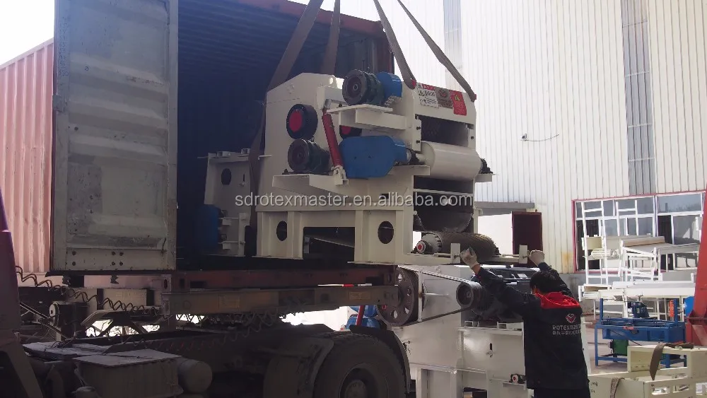 Large capacity wood chips making machine , drum wood chipper with ce