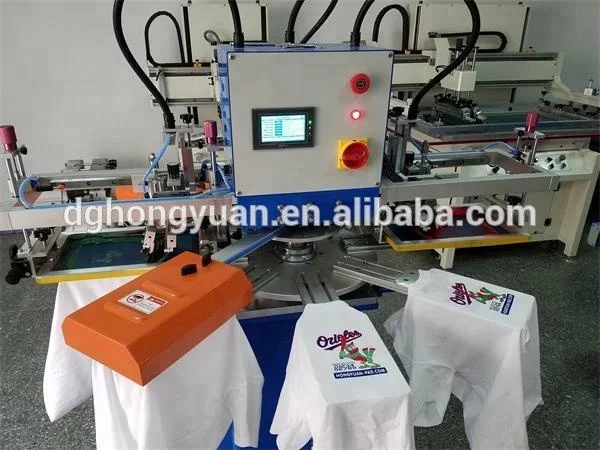 Automatic Carousel /Octopus T-shirt Silk Screen Printing Machine Price