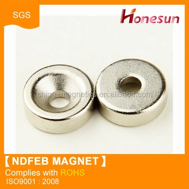 Neodymium N35 conical D12X5X3X4 permanent magnet