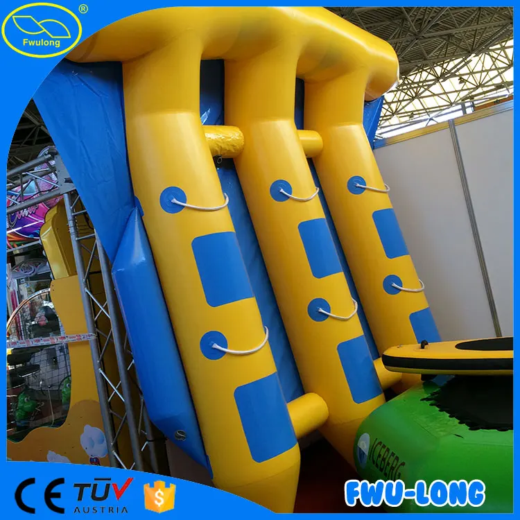 
Hot sale original manufacturer customized PVC low price water cheap inflatable banana boat/inflatable flying banana boat 