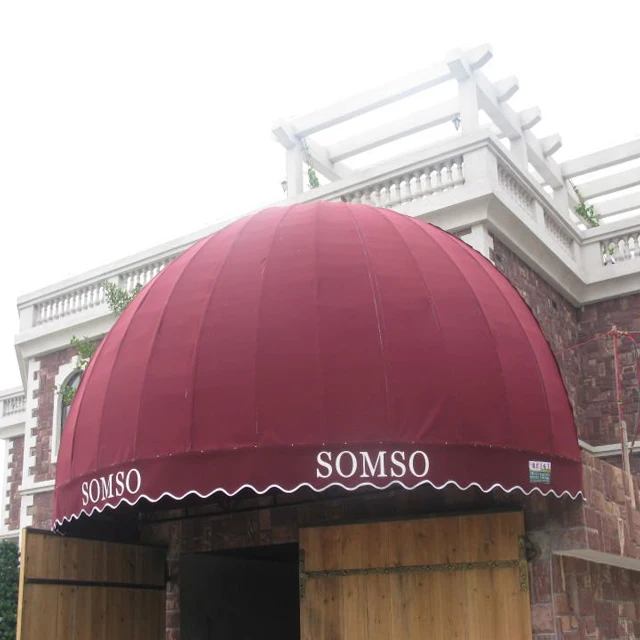 good quality half round awning