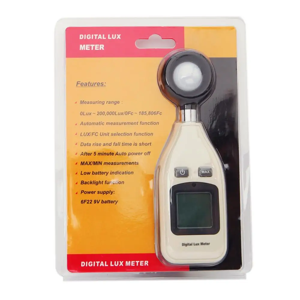 Digital Lux Meter RZ1010 Illumination photometer
